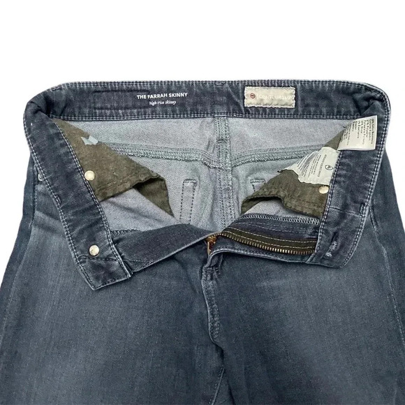 Ag Adriano Goldschmied AG-ED high-rise Farrah Ankle skinny jean Sz  24 - Picture 3 of 4